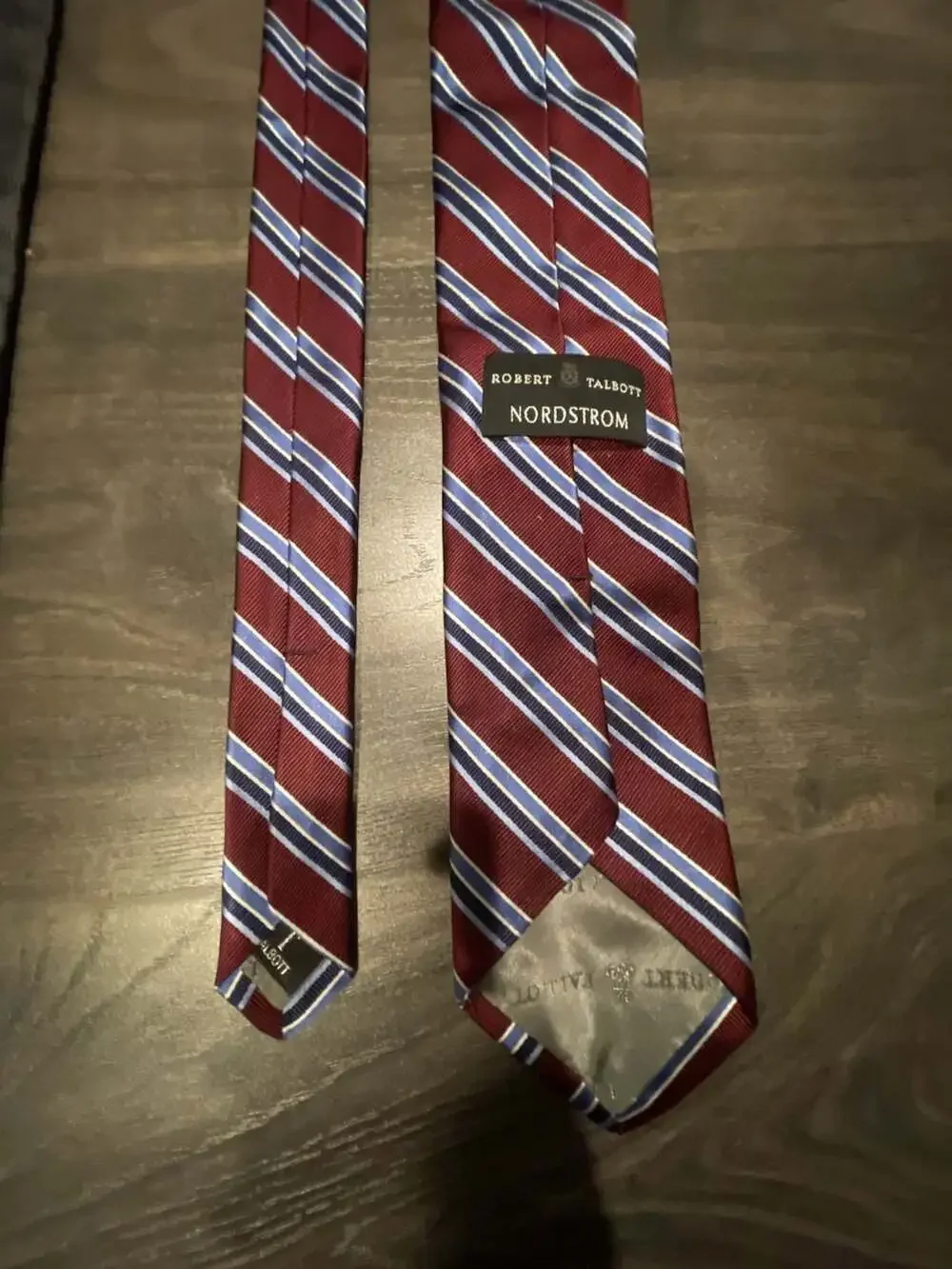 Lot of Two Robert Talbott for Nordstrom Striped Silk Neckties